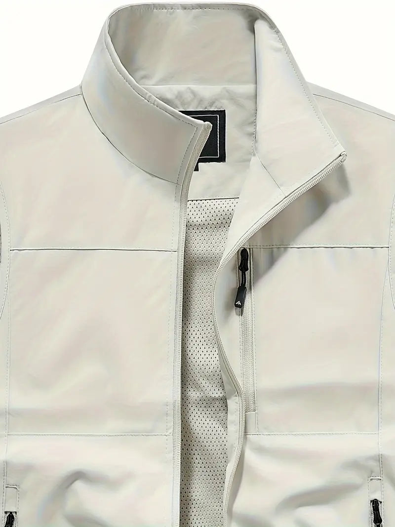 Vantrek Men's High-Quality Sleeveless Polyester Vest