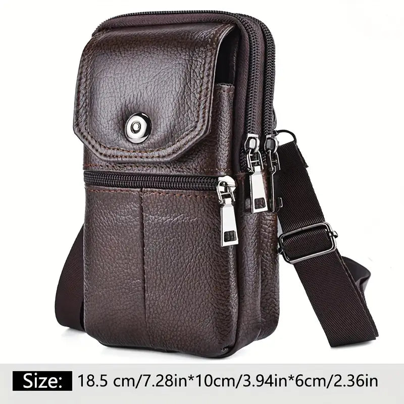 Men’s Genuine Leather Waist Bag