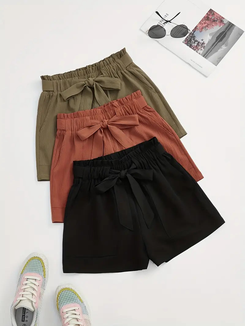 Women’s Casual Shorts – 3-Piece Comfort Set or Buy Solo