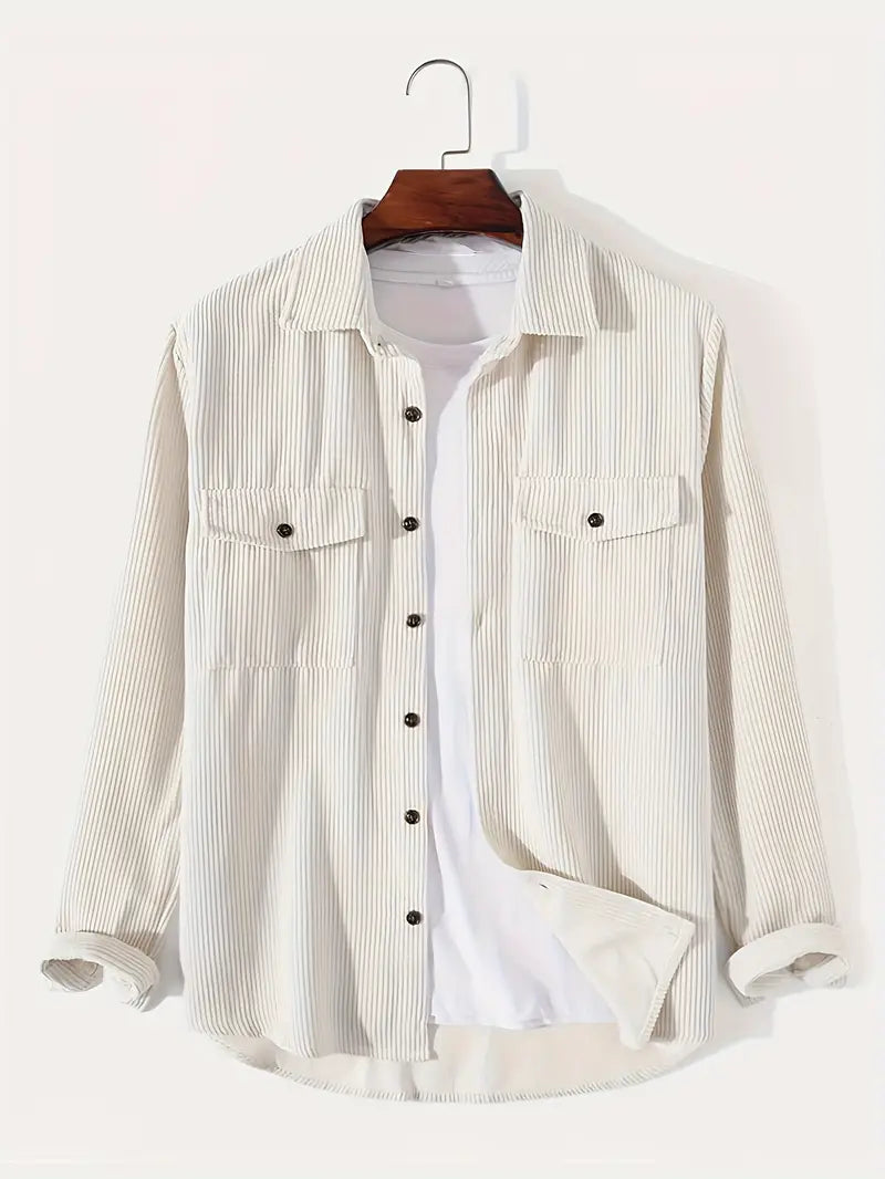 Classic Vintage-Inspired Men's Ribbed Corduroy