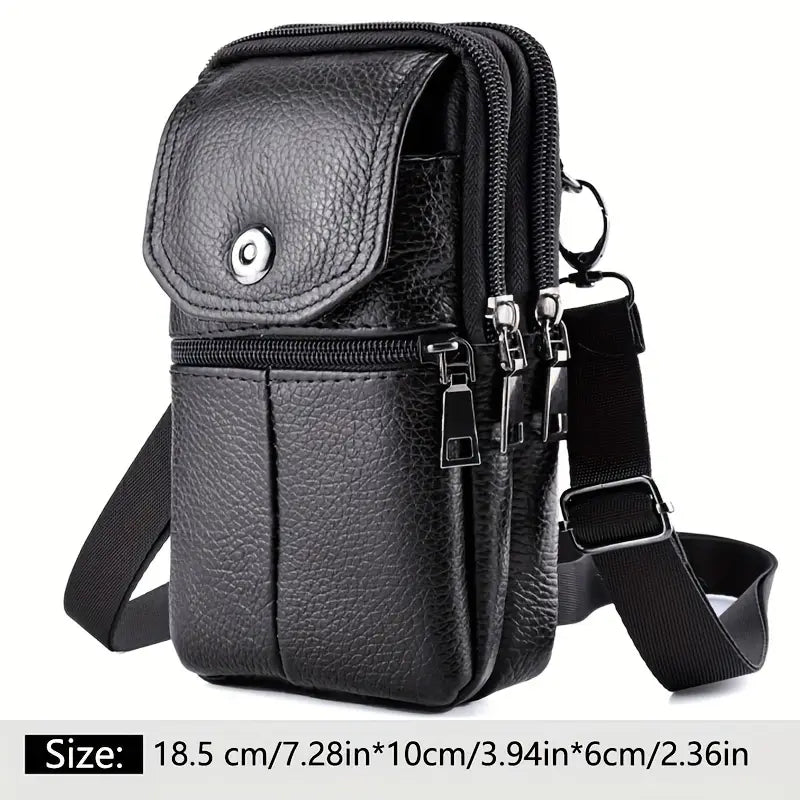 Men’s Genuine Leather Waist Bag