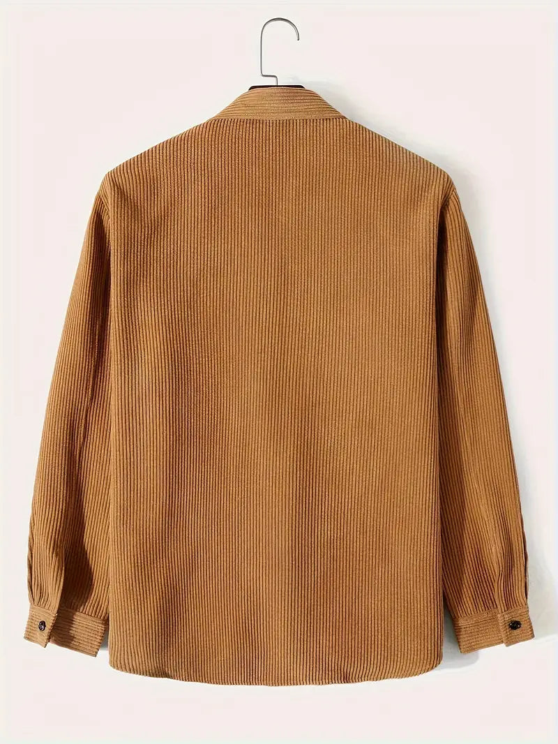 Classic Vintage-Inspired Men's Ribbed Corduroy