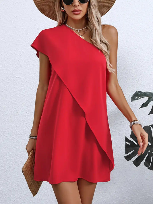 Chic One-Shoulder Dress for Women