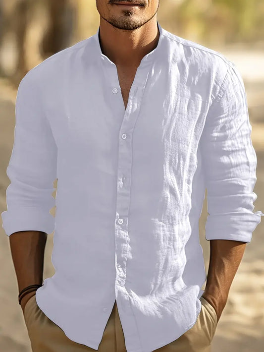 Oakmere Autumn Men's Casual Long Sleeve Shirt