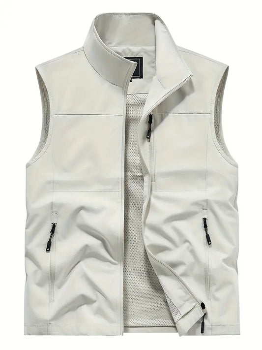 Vantrek Men's High-Quality Sleeveless Polyester Vest